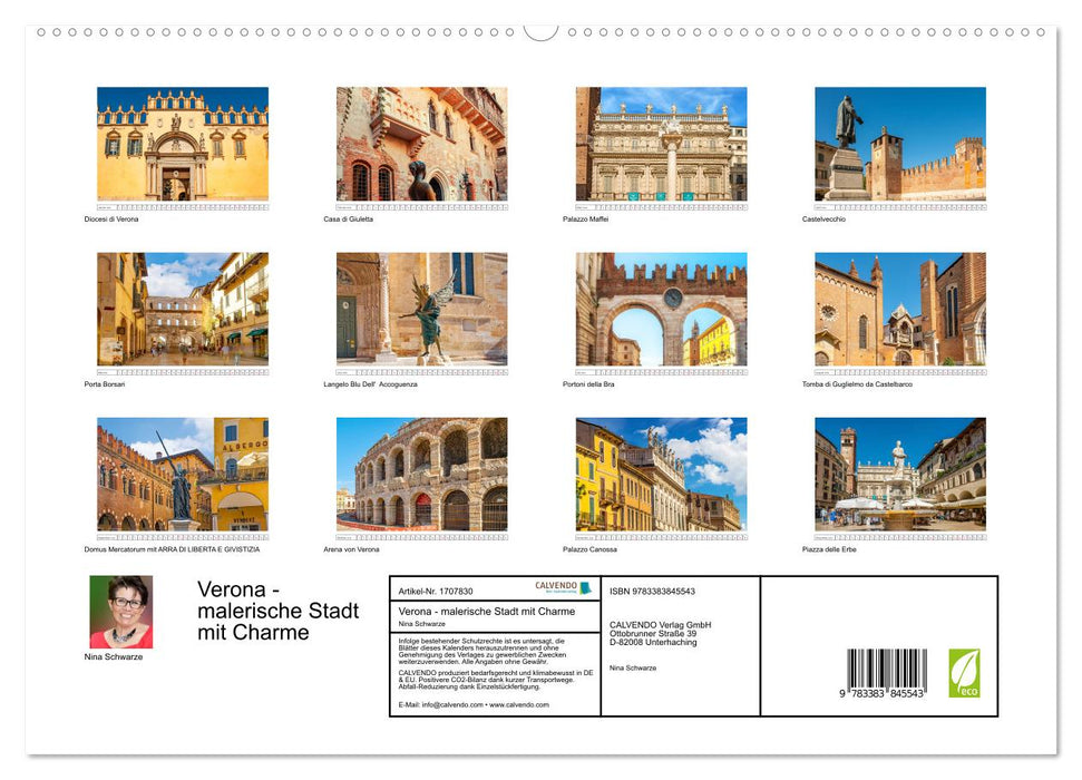 Verona - malerische Stadt mit Charme (CALVENDO Premium Wandkalender 2025)