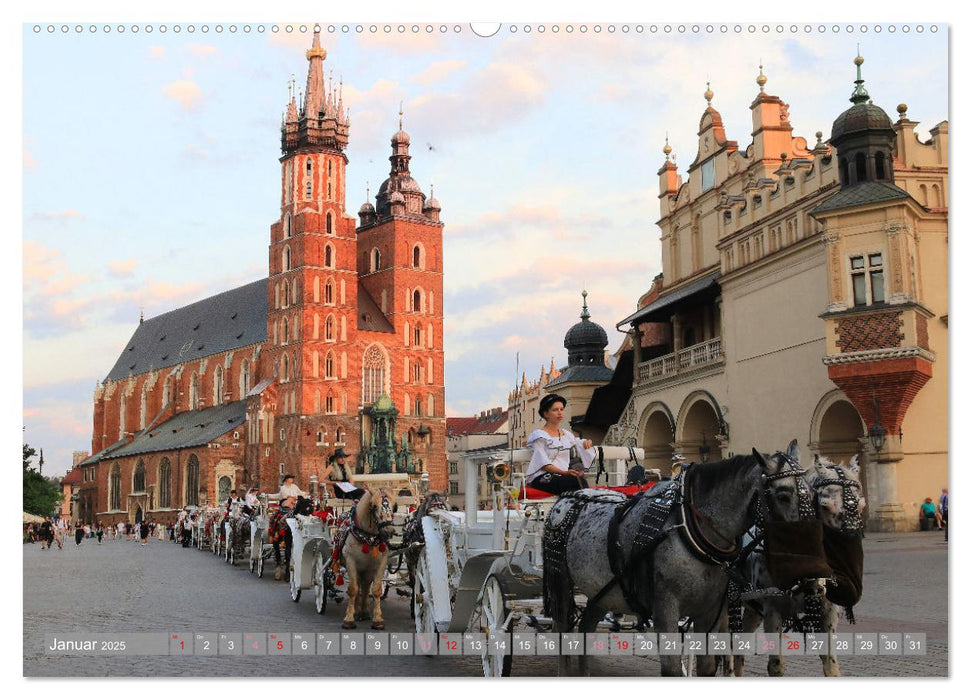 Faszinierendes Krakau (CALVENDO Premium Wandkalender 2025)