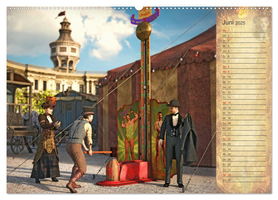 Steampunk Carnival (CALVENDO Wandkalender 2025)