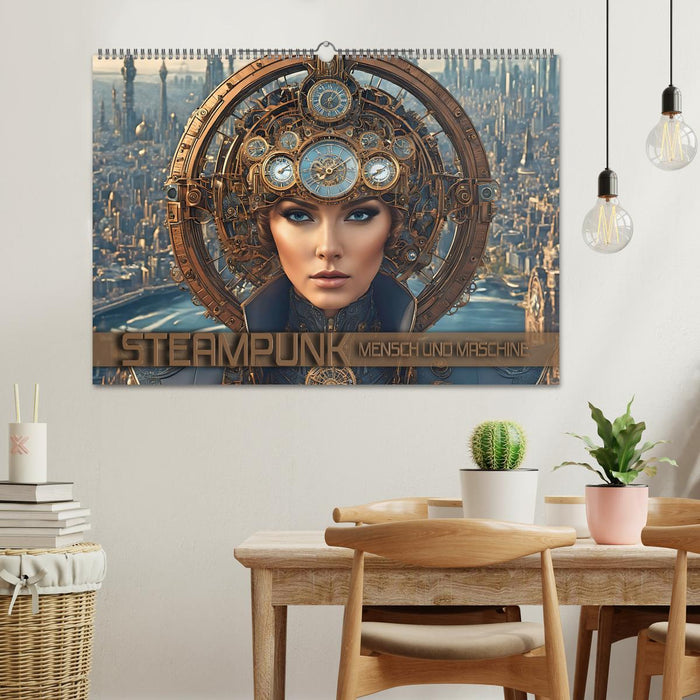 Steampunk - Mensch und Maschine (CALVENDO Wandkalender 2025)