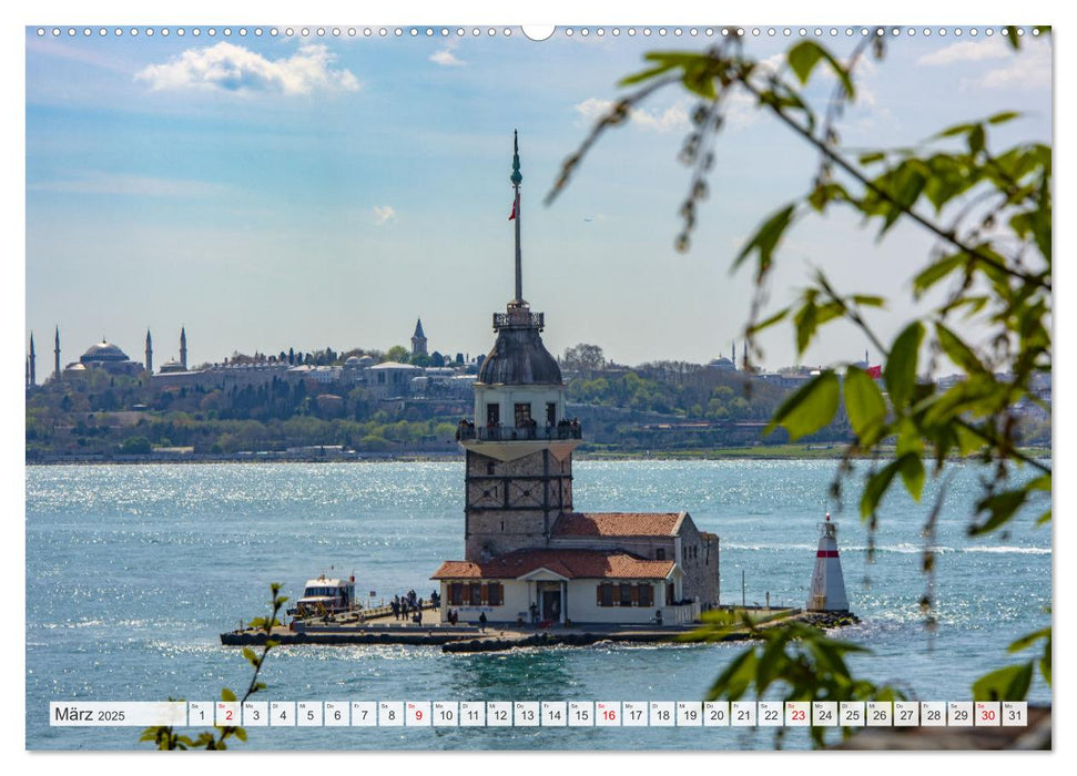 Istanbul - die quirlige Stadt auf zwei Kontinenten (CALVENDO Wandkalender 2025)