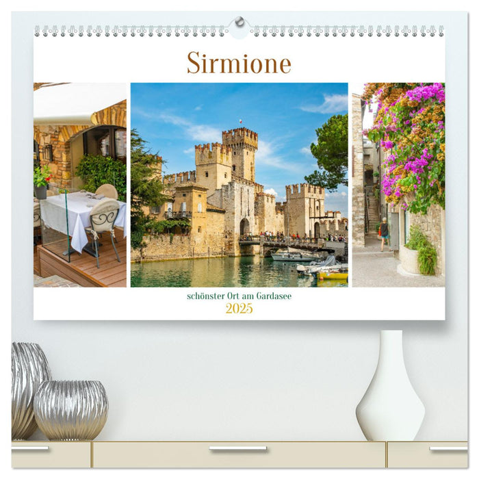 Sirmione - schönster Ort am Gardasee (CALVENDO Premium Wandkalender 2025)