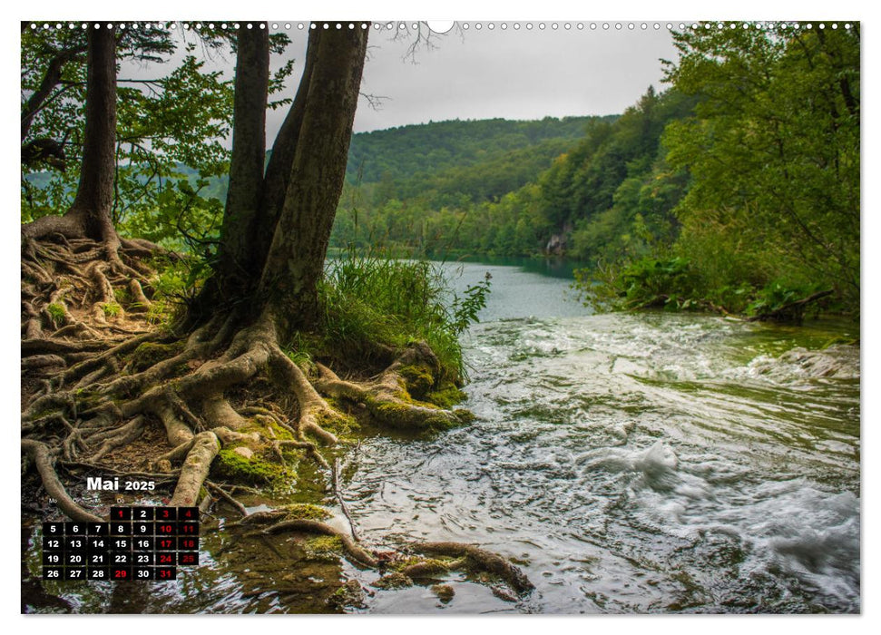 Naturwunder Plitvicer Seen (CALVENDO Wandkalender 2025)