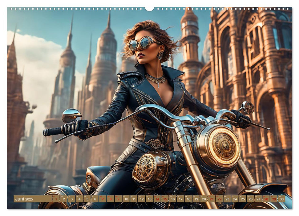 Steampunk - Mensch und Maschine (CALVENDO Premium Wandkalender 2025)