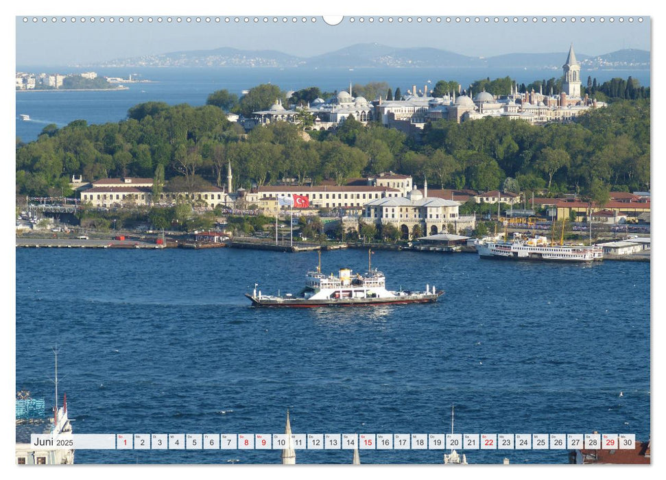 Istanbul - die quirlige Stadt auf zwei Kontinenten (CALVENDO Premium Wandkalender 2025)