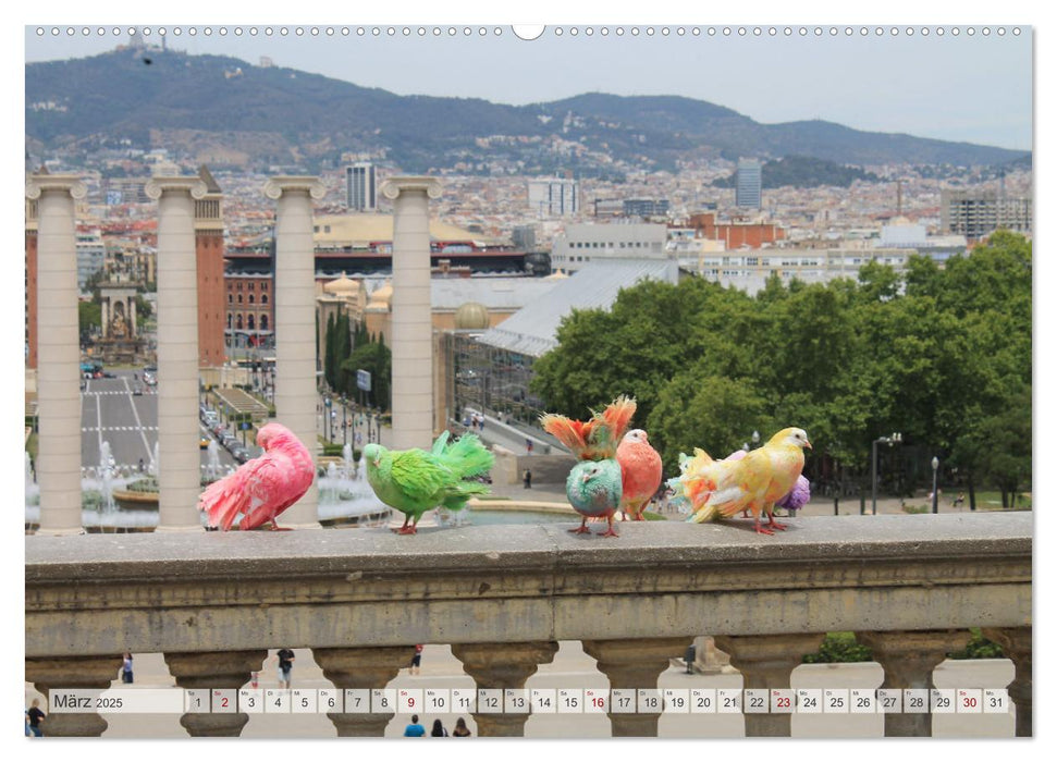 BARCELONA - Metropole am Mittelmeer (CALVENDO Wandkalender 2025)