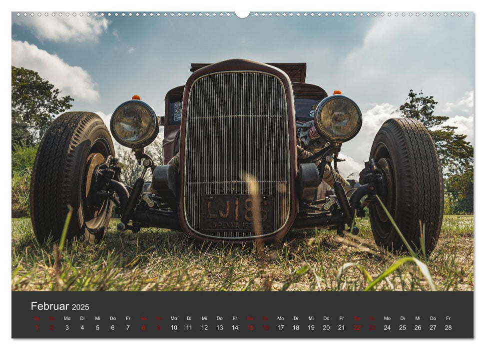 HOT RODS V8 aus Leidenschaft (CALVENDO Wandkalender 2025)