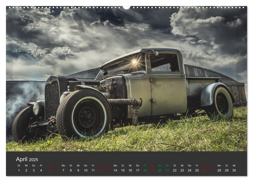 HOT RODS V8 aus Leidenschaft (CALVENDO Wandkalender 2025)