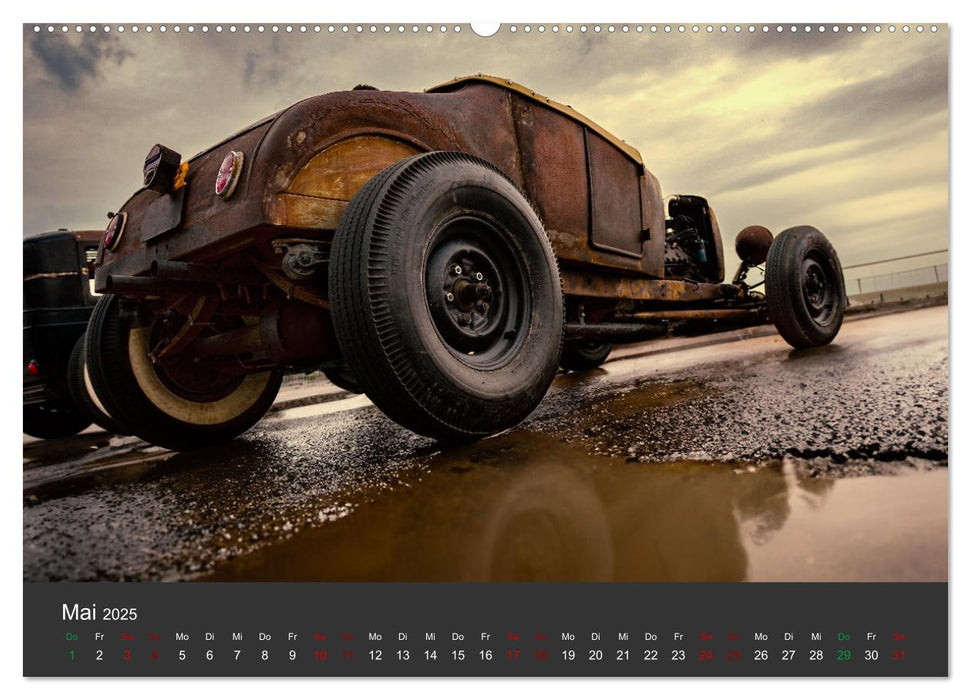 HOT RODS V8 aus Leidenschaft (CALVENDO Wandkalender 2025)