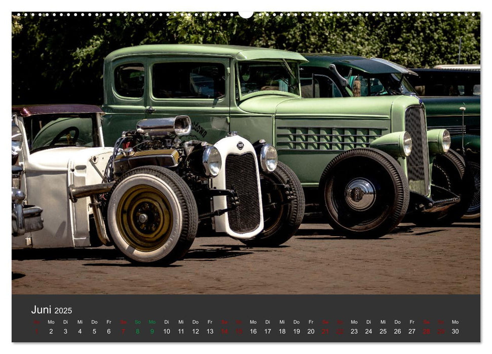 HOT RODS V8 aus Leidenschaft (CALVENDO Wandkalender 2025)