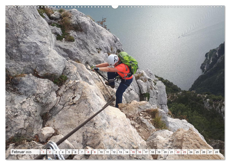 Klettersteige in Norditalien (CALVENDO Wandkalender 2025)