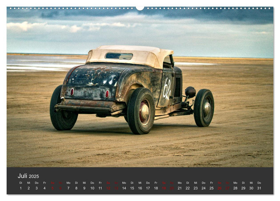 HOT RODS V8 aus Leidenschaft (CALVENDO Premium Wandkalender 2025)