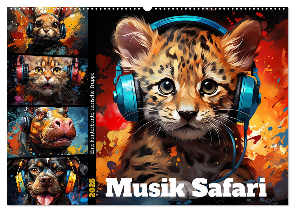 Musik Safari (CALVENDO Wandkalender 2025)