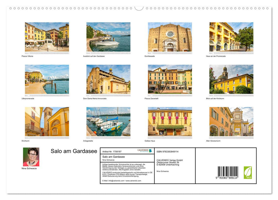 Salo am Gardasee (CALVENDO Premium Wandkalender 2025)