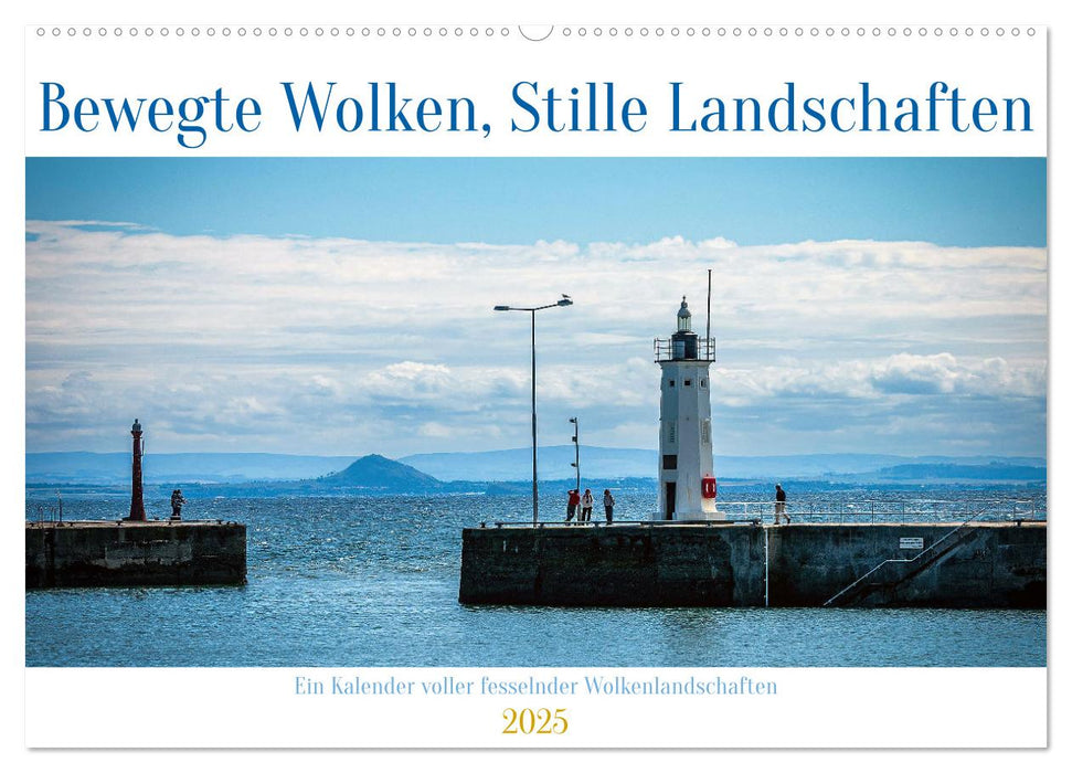 Bewegte Wolken, Stille Landschaften (CALVENDO Wandkalender 2025)