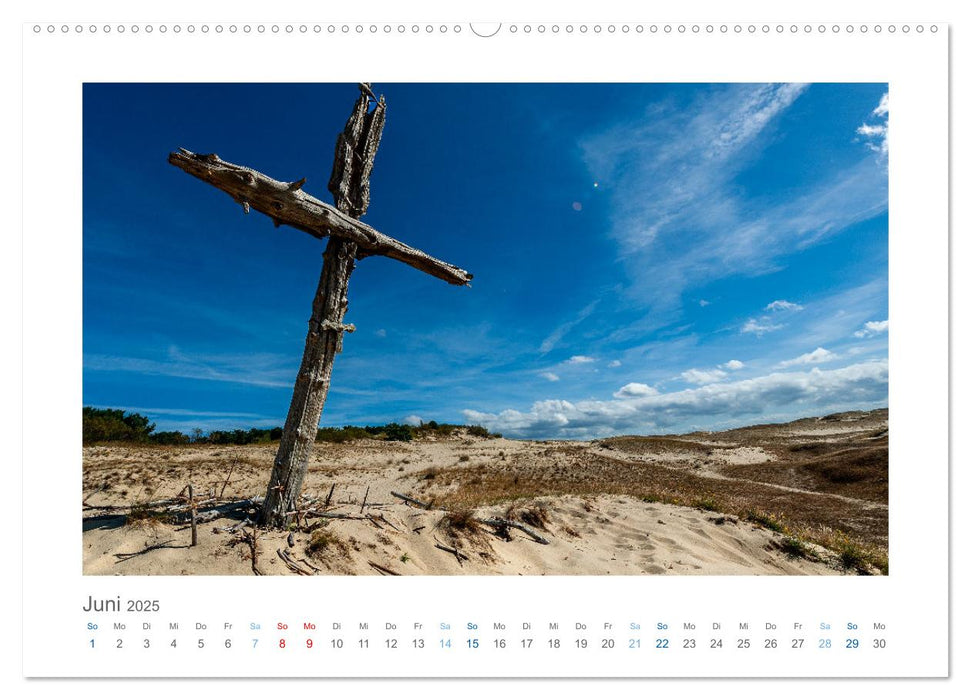 Bewegte Wolken, Stille Landschaften (CALVENDO Wandkalender 2025)