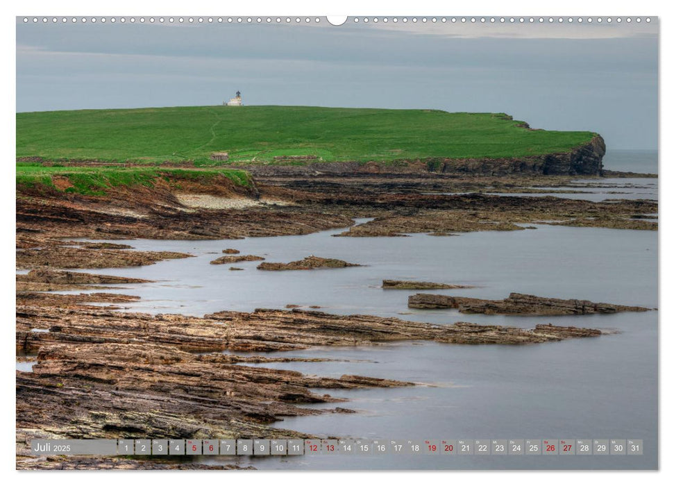 Orkney, Inselwelten aus Licht und Legenden. (CALVENDO Premium Wandkalender 2025)