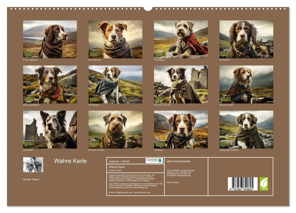 Wahre Kerle (CALVENDO Premium Wandkalender 2025)