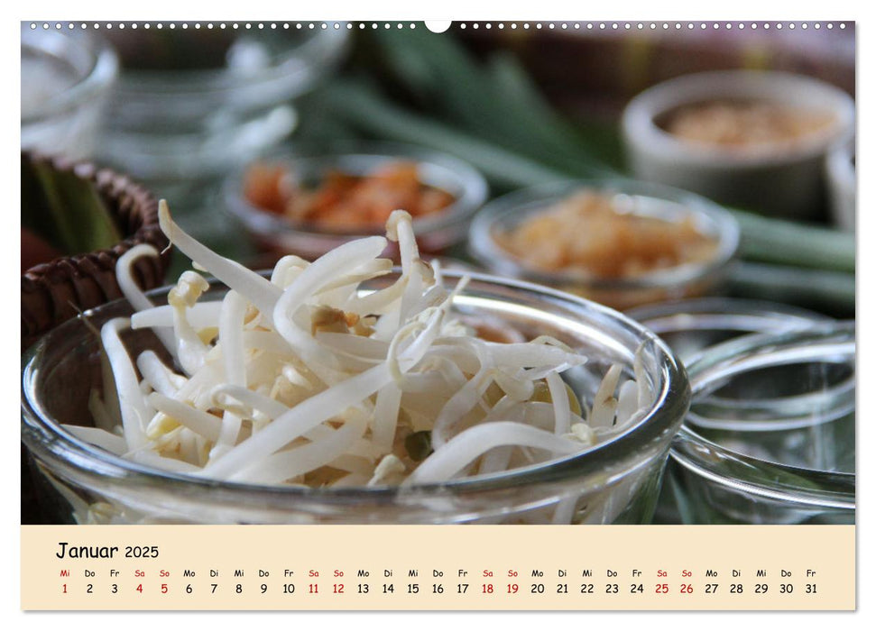 thailändische Küche (CALVENDO Premium Wandkalender 2025)