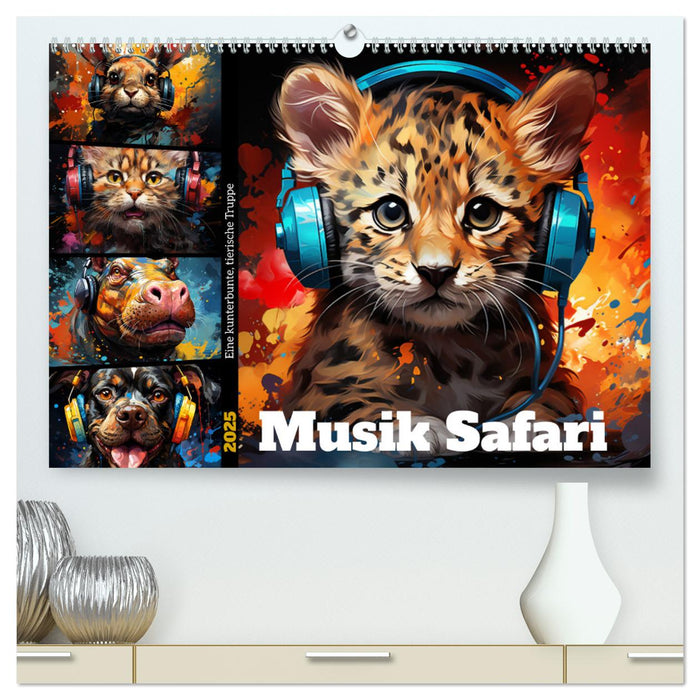 Musik Safari (CALVENDO Premium Wandkalender 2025)