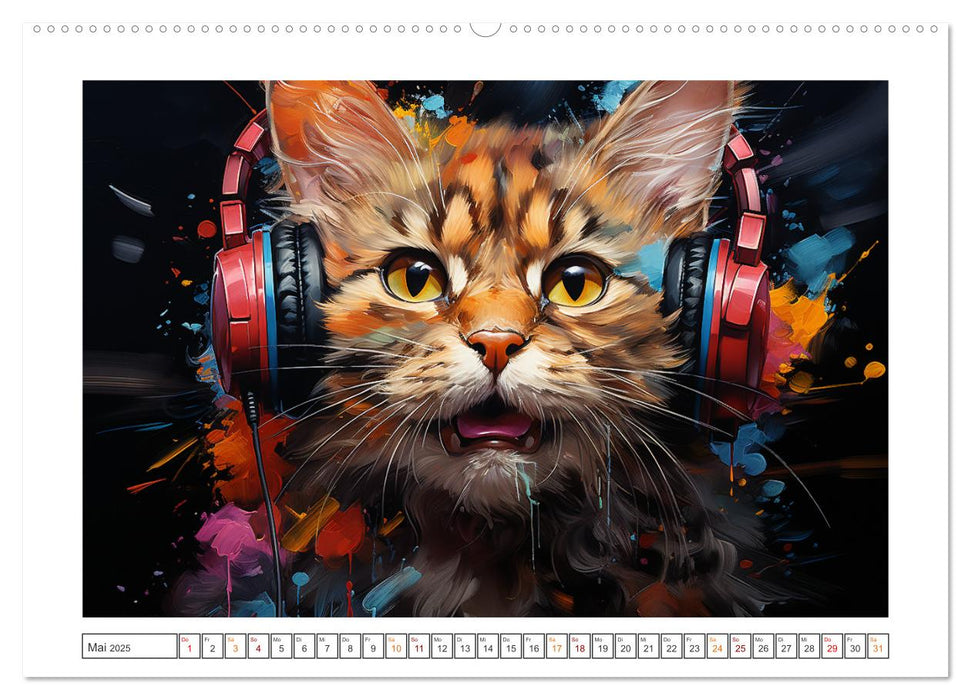 Musik Safari (CALVENDO Premium Wandkalender 2025)