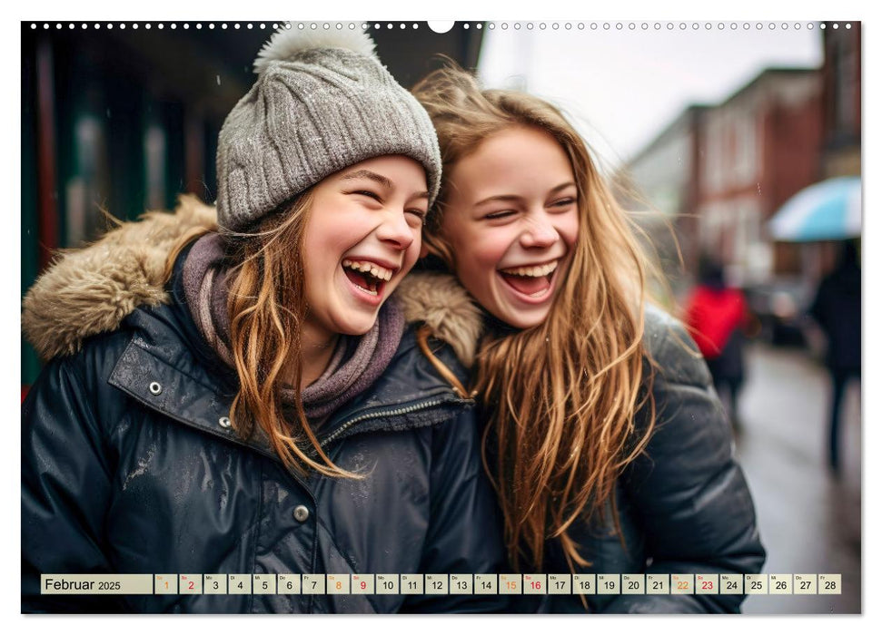 Lachen verzaubert (CALVENDO Wandkalender 2025)