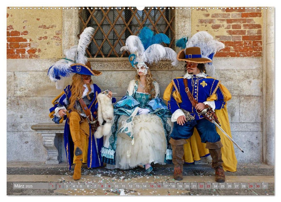 neunziggrad I photoart: der karneval von venedig (CALVENDO Premium Wandkalender 2025)