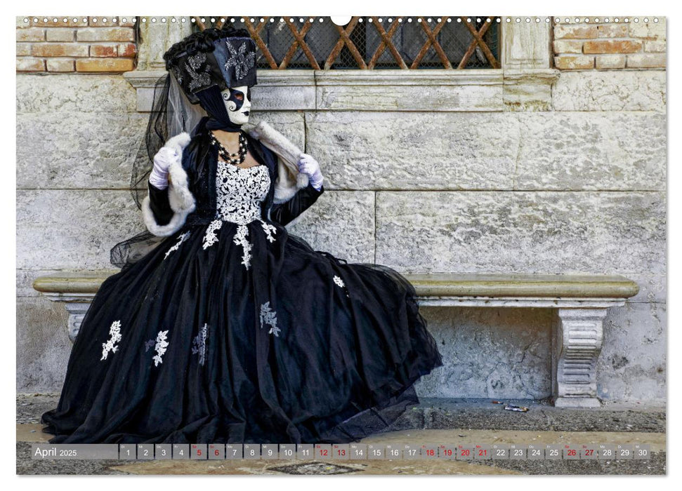 neunziggrad I photoart: der karneval von venedig (CALVENDO Premium Wandkalender 2025)