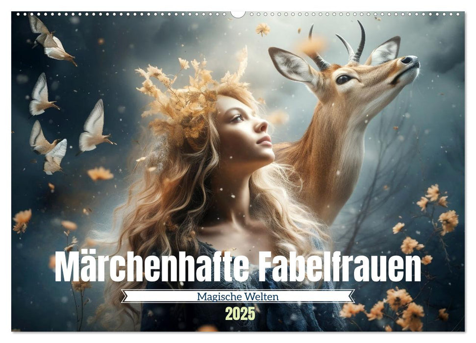 Märchenhafte Fabelfrauen (CALVENDO Wandkalender 2025)