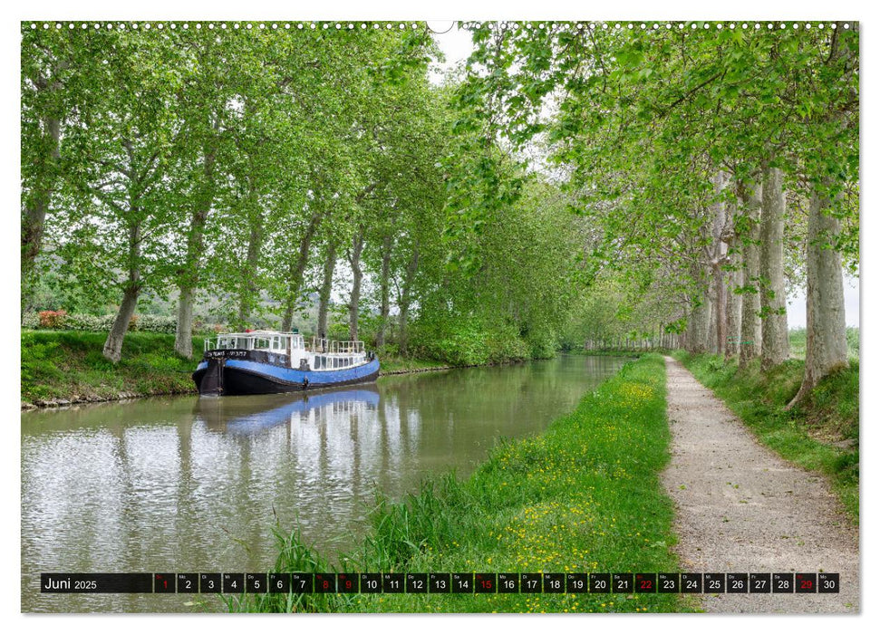 Der Königliche Kanal. Die Wasserstraße im Languedoc (CALVENDO Wandkalender 2025)