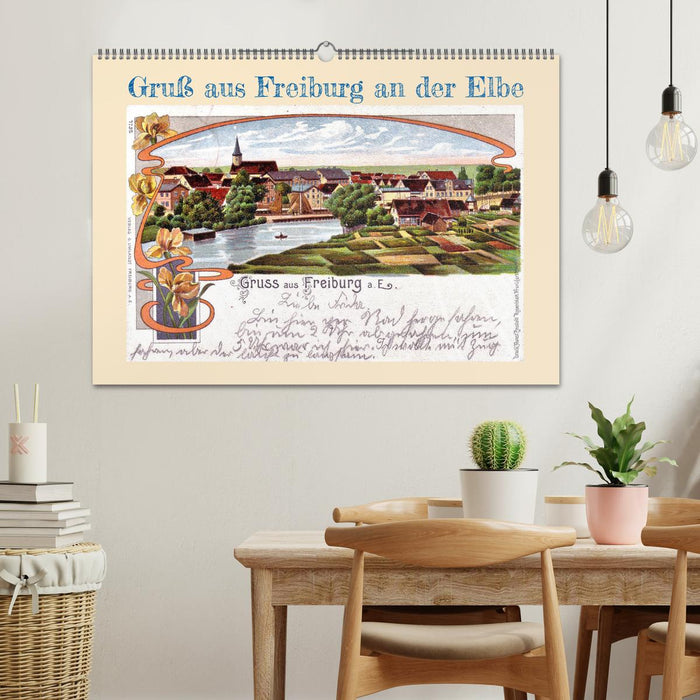 Gruß aus Freiburg an der Elbe (CALVENDO Wandkalender 2025)