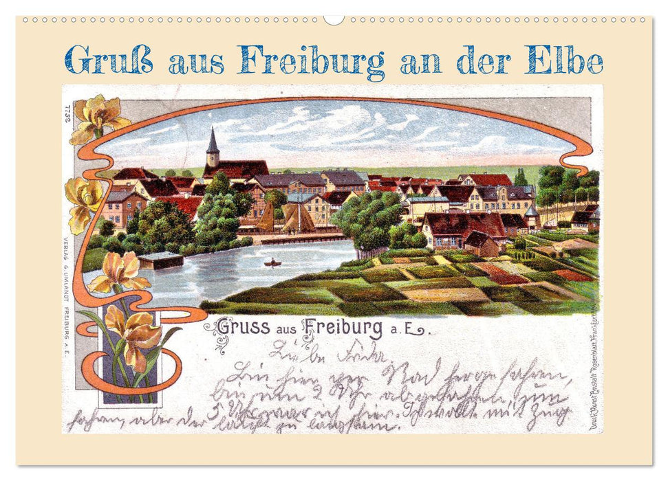 Gruß aus Freiburg an der Elbe (CALVENDO Wandkalender 2025)