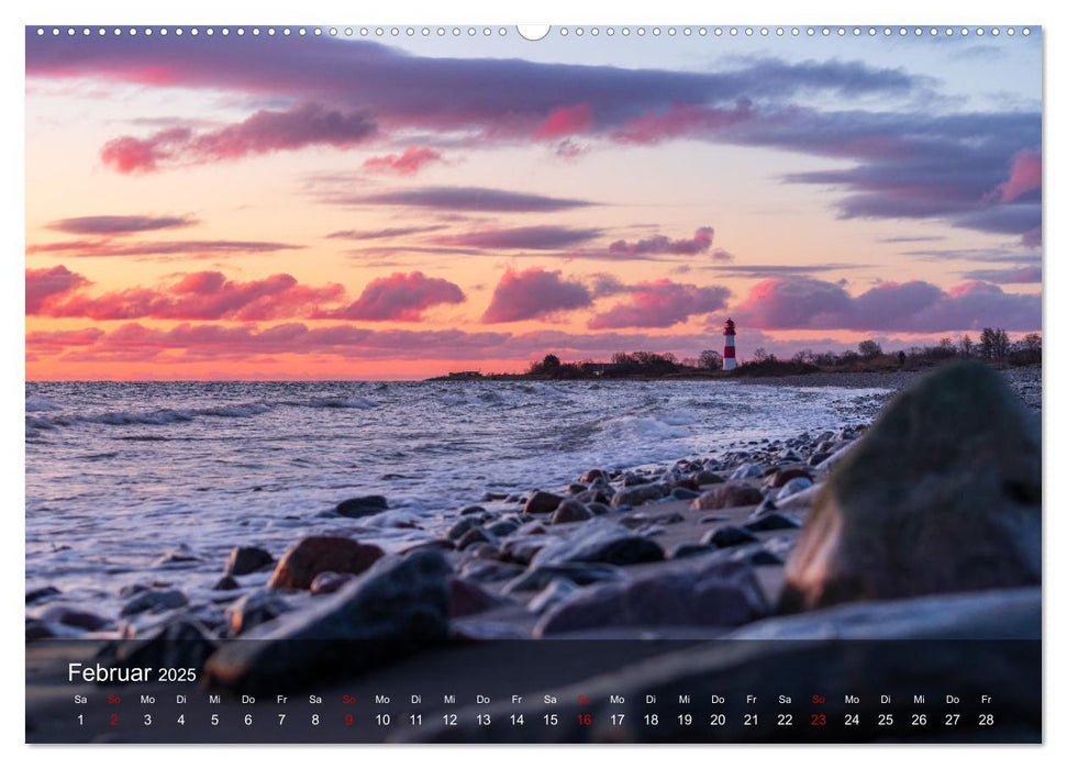 2025 - wundervolle Lichtstimmungen an Nord- und Ostsee (CALVENDO Wandkalender 2025)