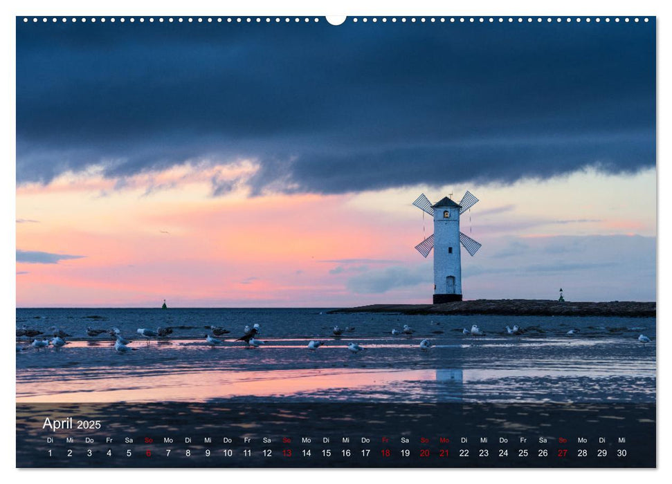 2025 - wundervolle Lichtstimmungen an Nord- und Ostsee (CALVENDO Wandkalender 2025)