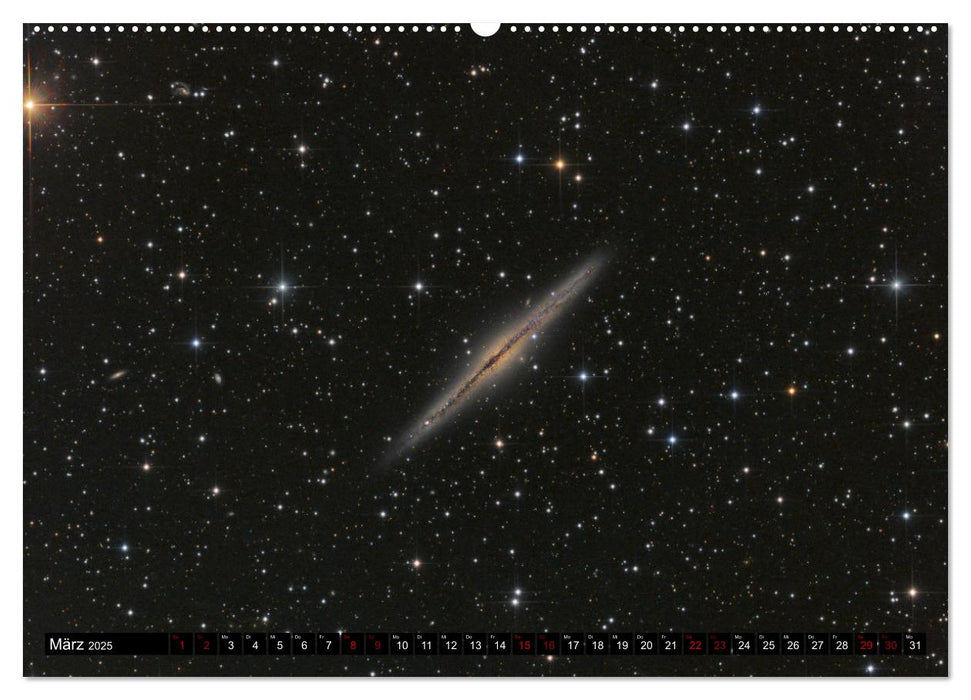 Galaxien im Universum (CALVENDO Premium Wandkalender 2025)