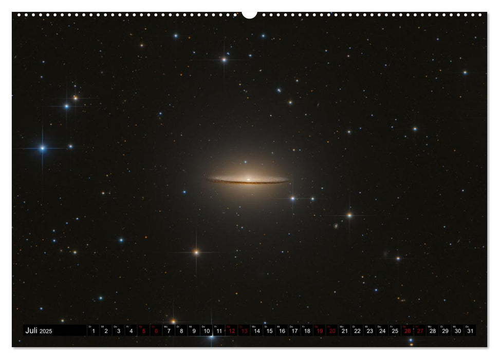 Galaxien im Universum (CALVENDO Premium Wandkalender 2025)