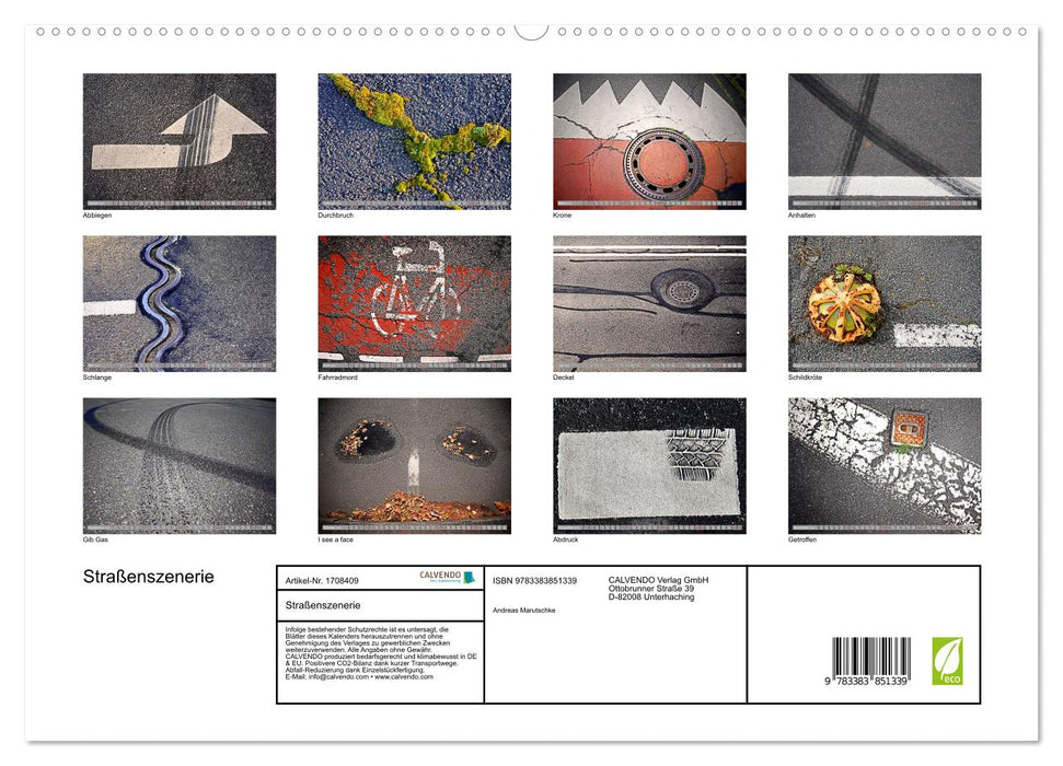 Straßenszenerie (CALVENDO Premium Wandkalender 2025)