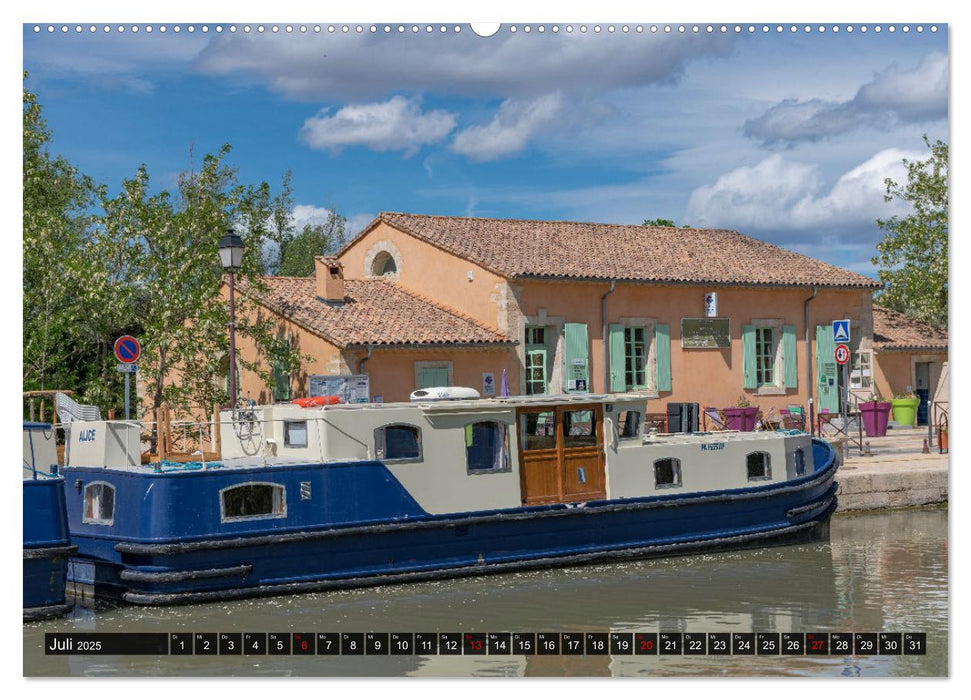 Der Königliche Kanal. Die Wasserstraße im Languedoc (CALVENDO Premium Wandkalender 2025)