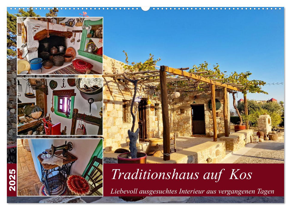 Traditionshaus auf Kos (CALVENDO Wandkalender 2025)