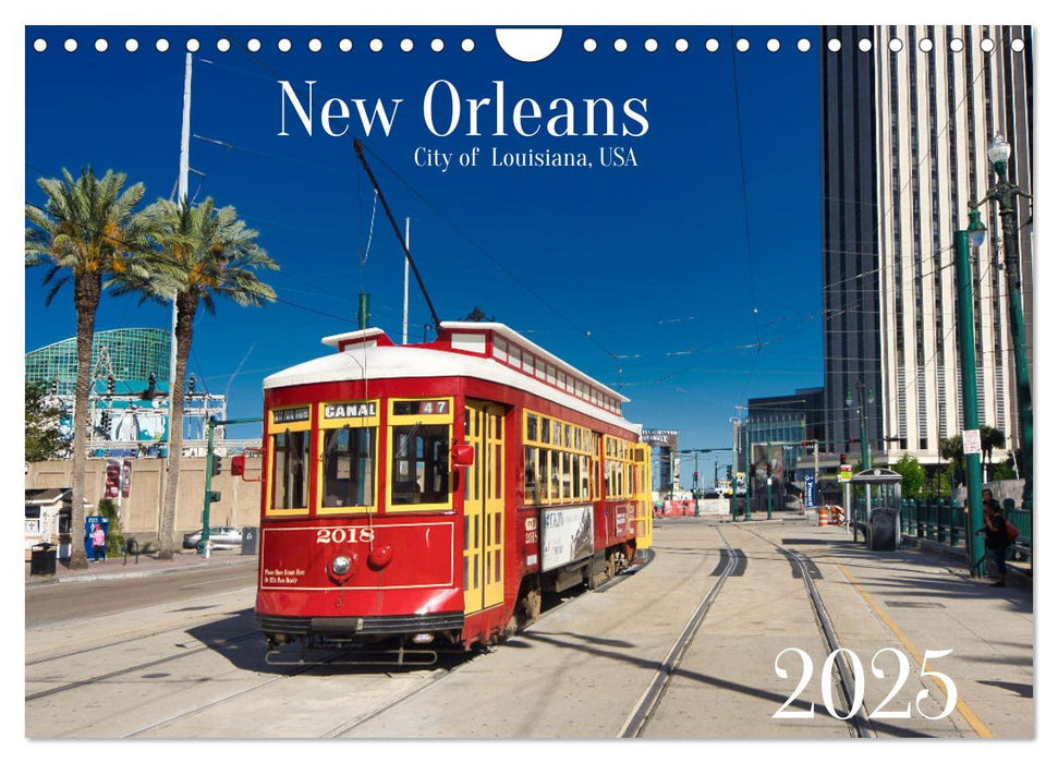 New Orleans Louisiana, USA (CALVENDO Wandkalender 2025)