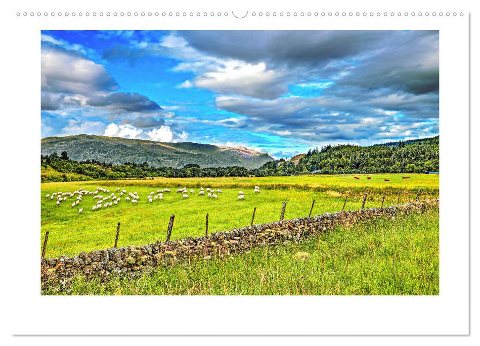 Schottland - Magische Landschaften der Highlands (CALVENDO Wandkalender 2025)