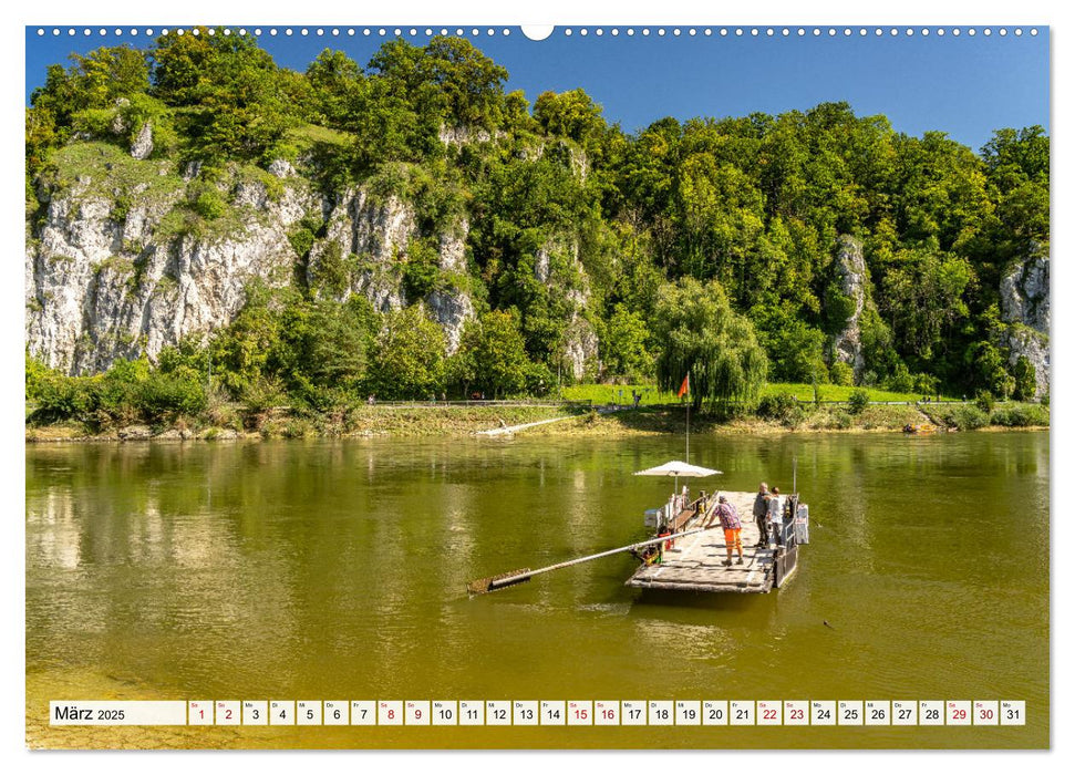 Kehlheim, Weltenburg und der Donaudurchbruch (CALVENDO Wandkalender 2025)