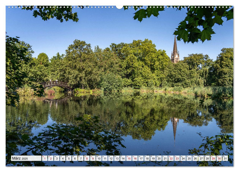 Sachsen - Leipzig (CALVENDO Wandkalender 2025)