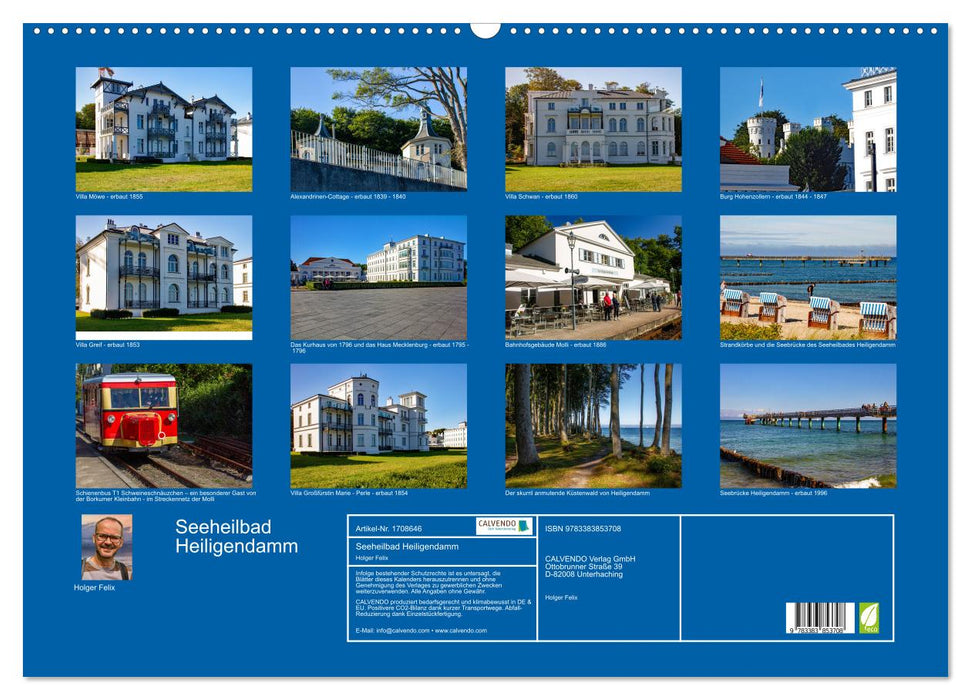 Seeheilbad Heiligendamm (CALVENDO Wandkalender 2025)