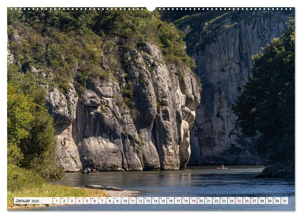 Kehlheim, Weltenburg und der Donaudurchbruch (CALVENDO Premium Wandkalender 2025)