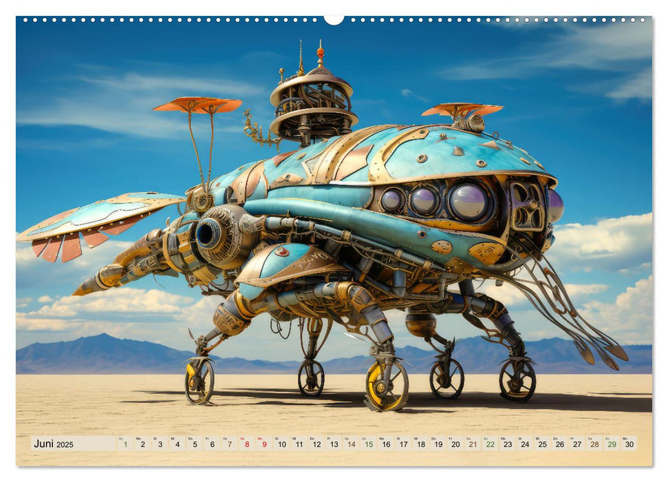 Luftschiff-Fantasie (CALVENDO Wandkalender 2025)