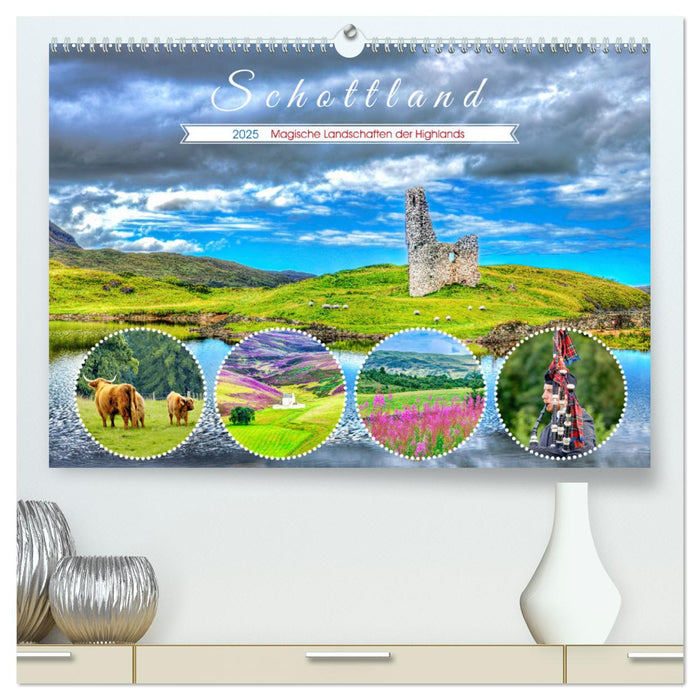 Schottland - Magische Landschaften der Highlands (CALVENDO Premium Wandkalender 2025)