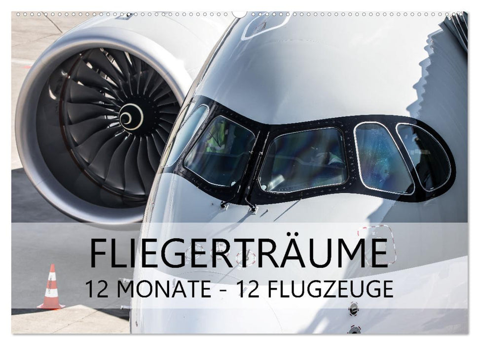 Fliegerträume: 12 Monate, 12 Flugzeuge (CALVENDO Wandkalender 2025)