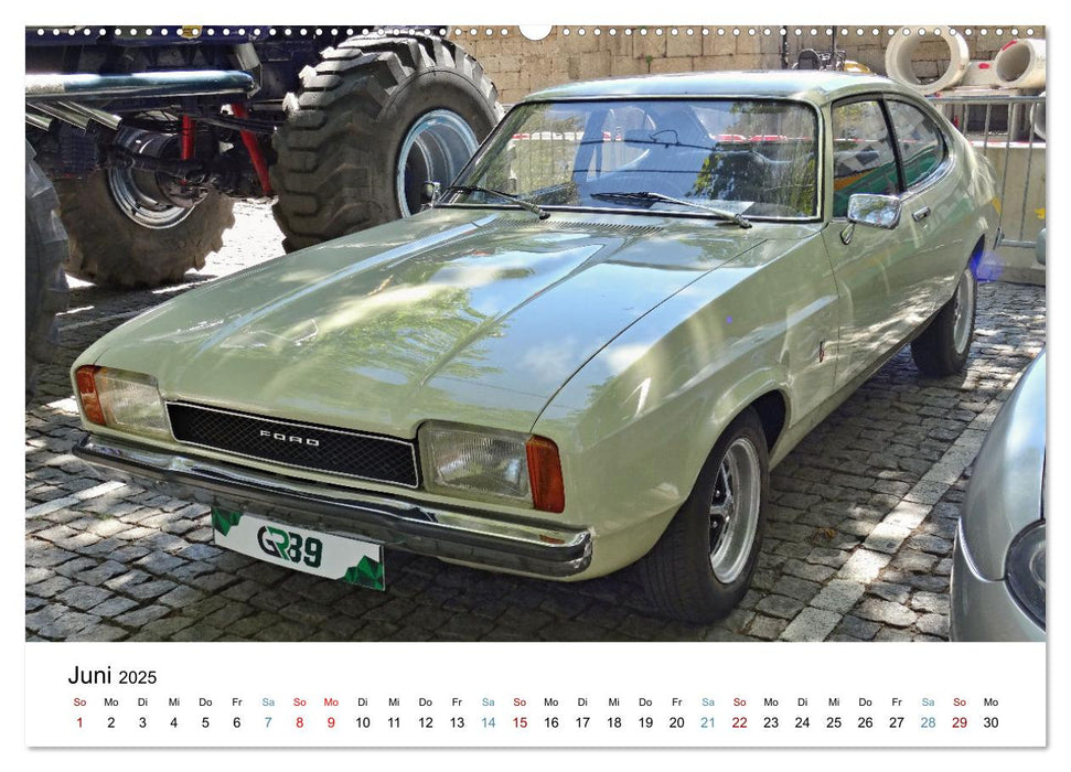 Autos der 70er (CALVENDO Premium Wandkalender 2025)