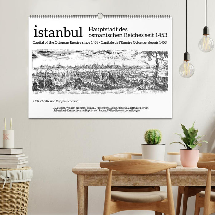 Istanbul - Hauptstadt des osmanischen Reiches seit 1453 (CALVENDO Wandkalender 2025)